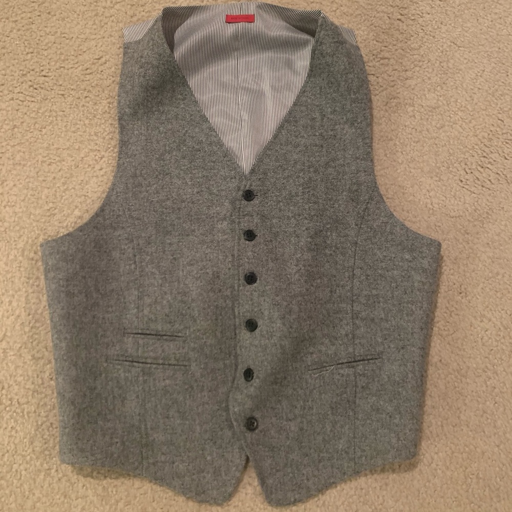 John Varvatos vest - M - Wool/Polyster
